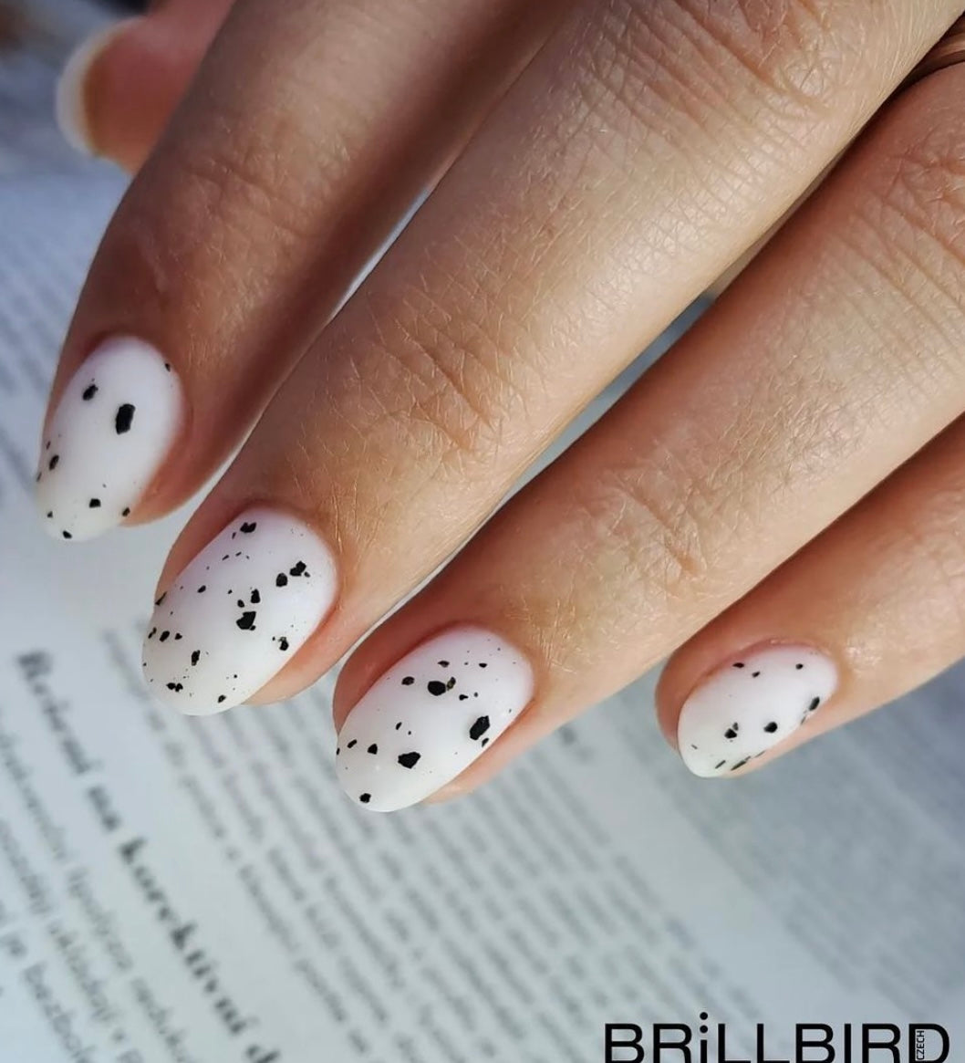 Matt splash top gel - Black