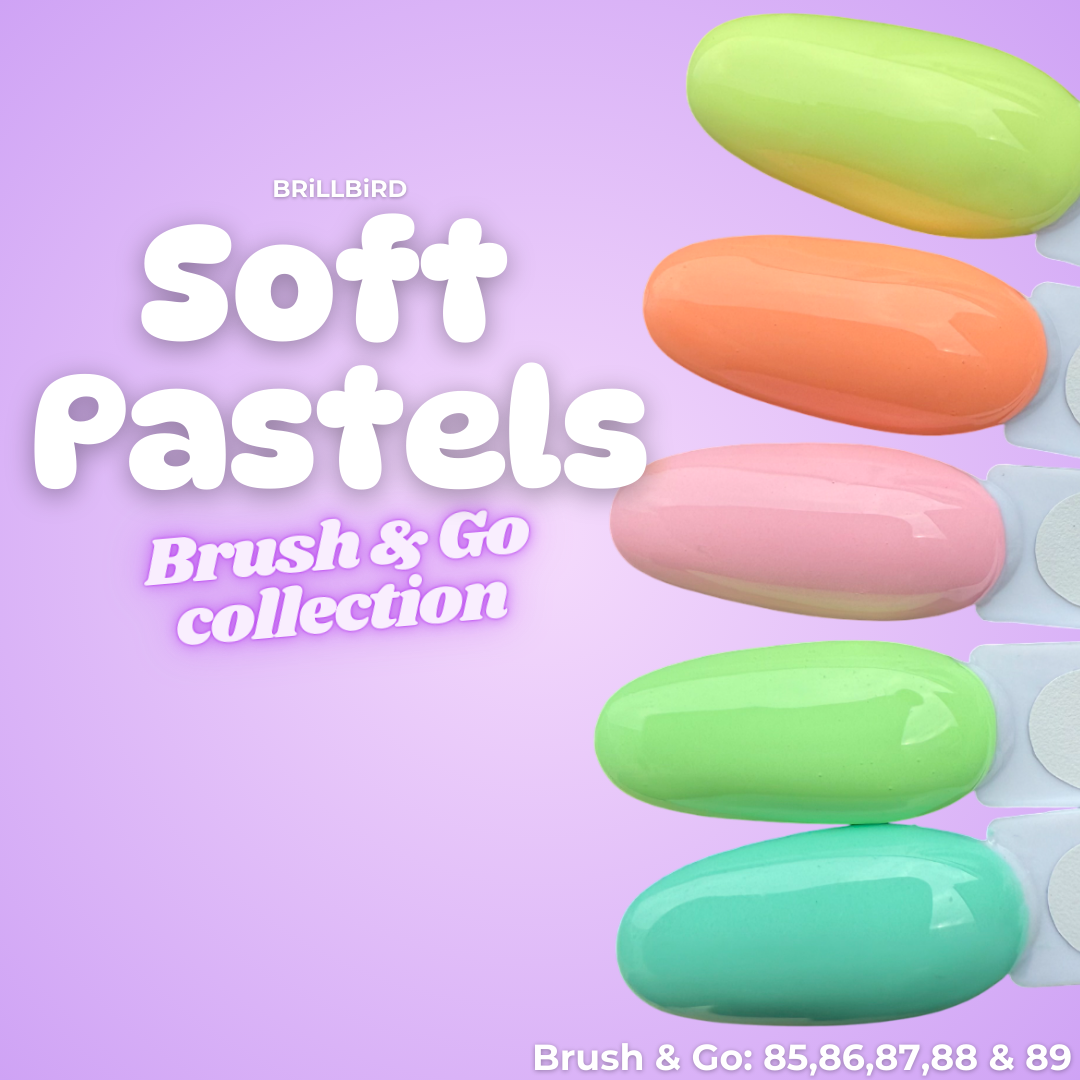 Soft Pastels Brush & Go Collection