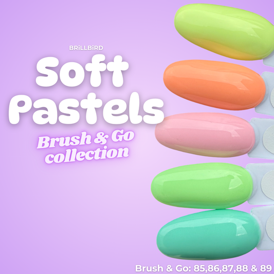 Soft Pastels Brush & Go Collection