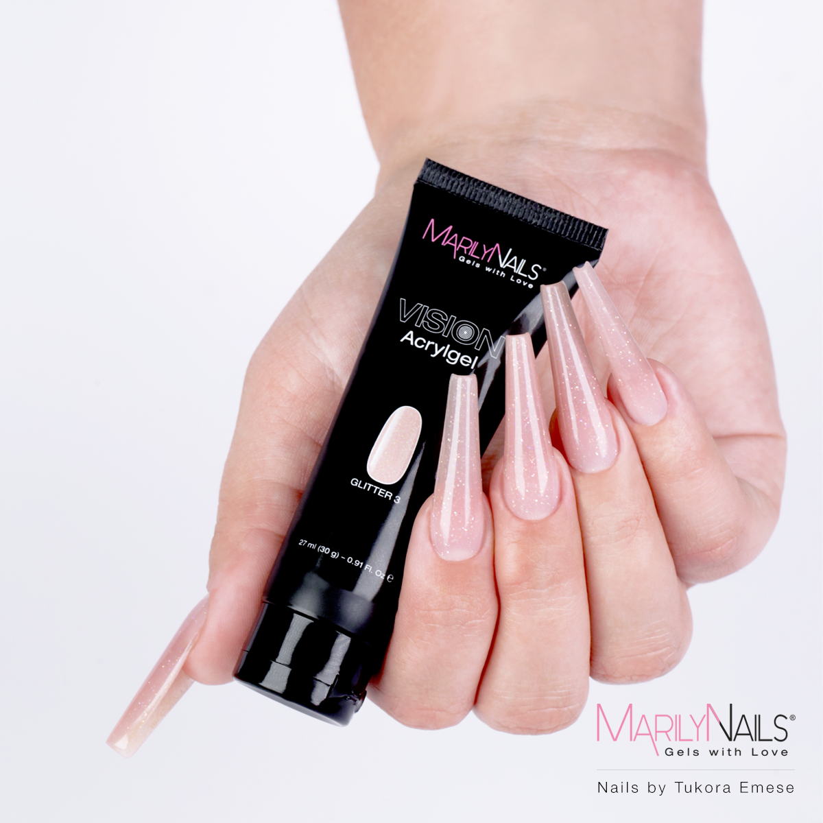 Vision Acrylgel - Glitter 3