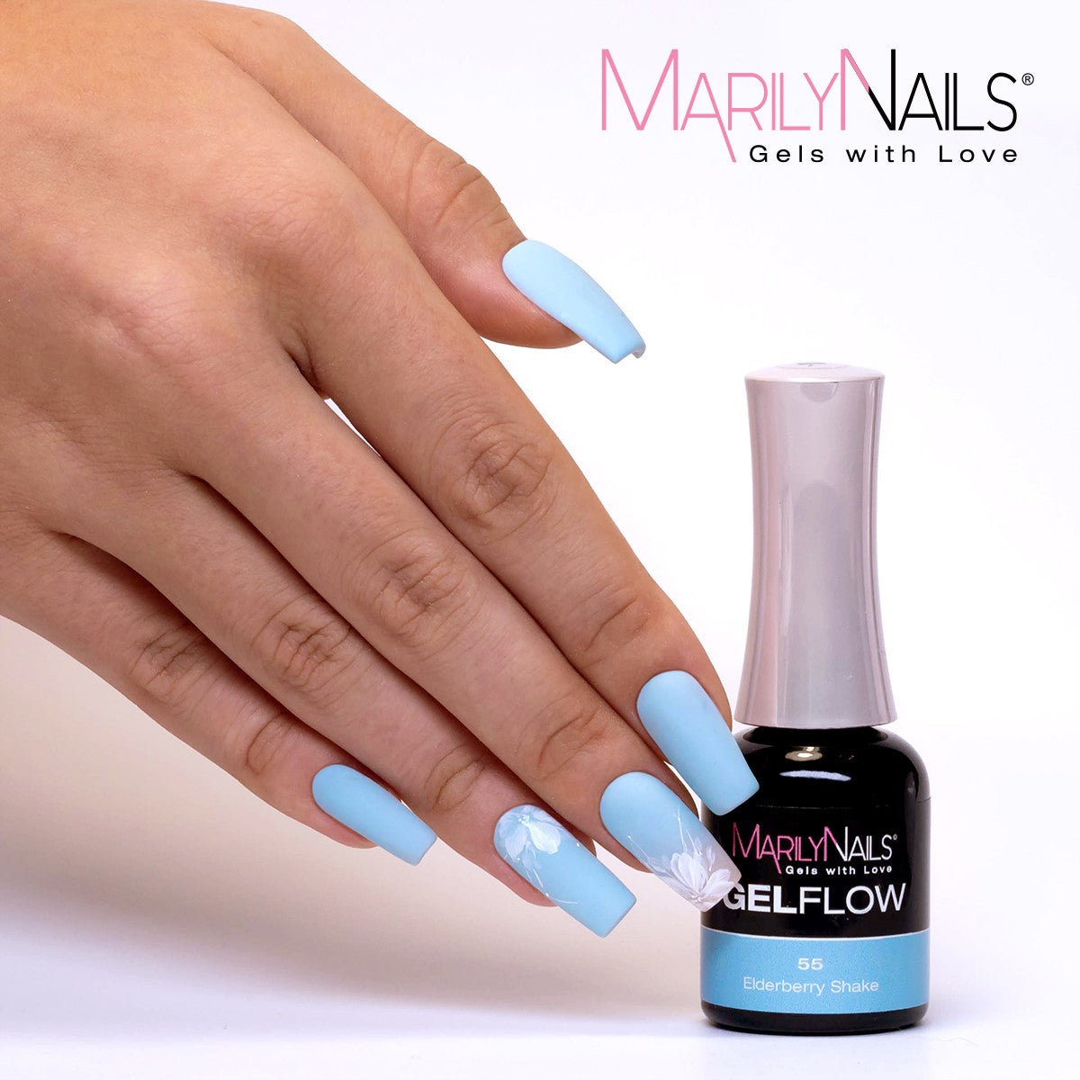 MarilyNails GelFlow - 55 Elderberry shake