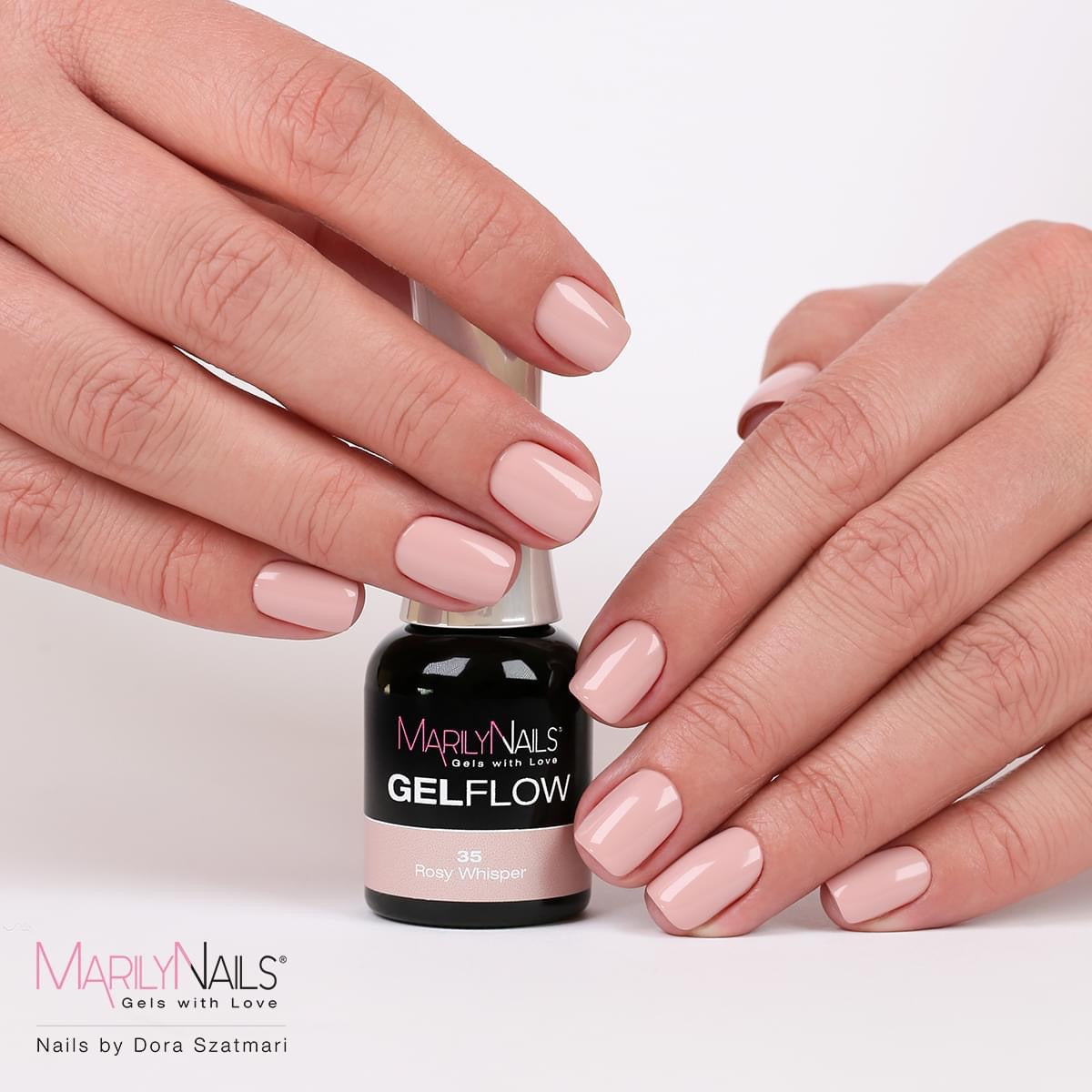 MarilyNails GelFlow - 35 Rosy whisper