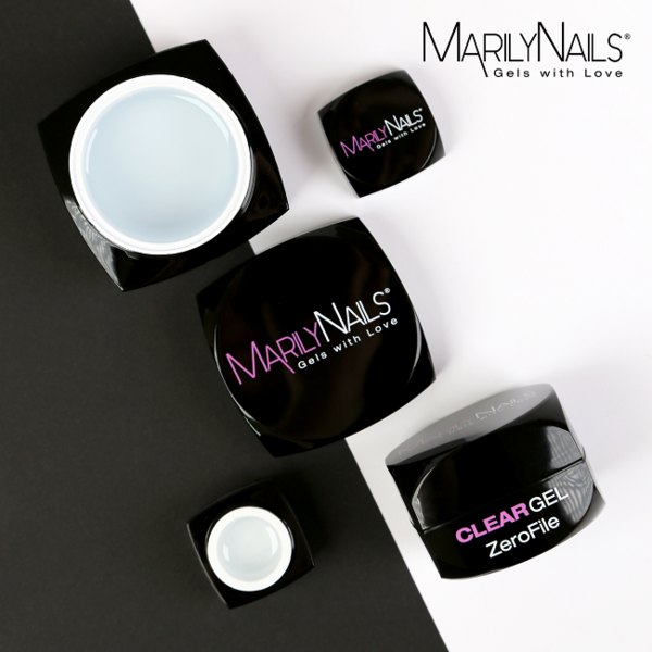 MarilyNails Zerofile clear gel