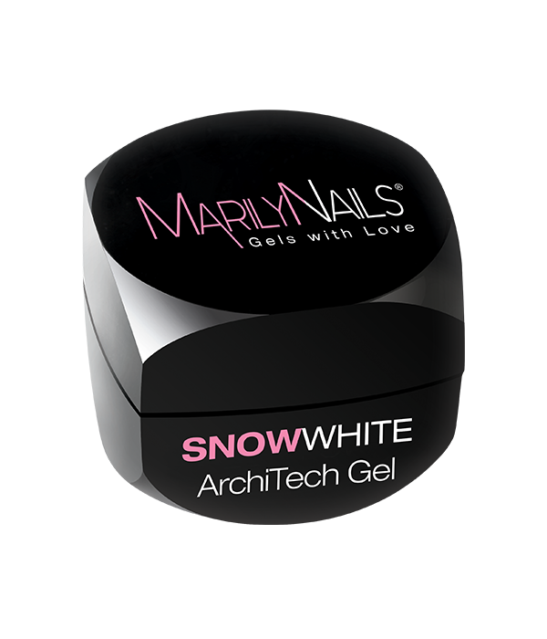 MarilyNails ArchiTech snowwhite gel