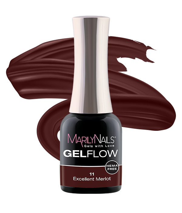 MarilyNails GelFlow - 11 Excellent merlot