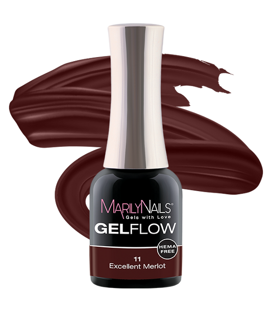 MarilyNails GelFlow - 11 Excellent merlot