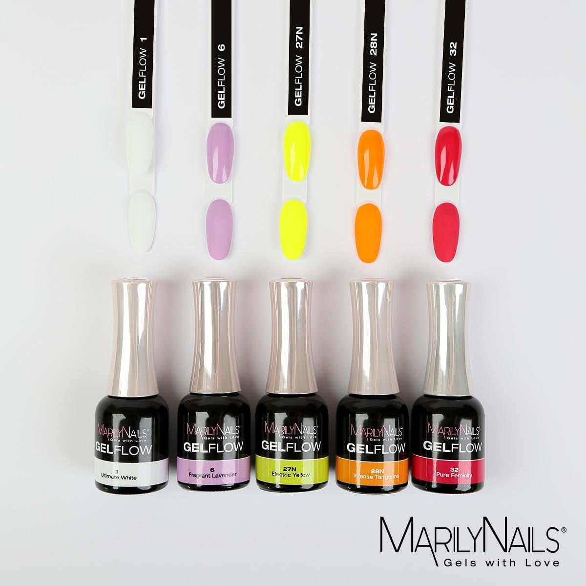 MarilyNails GelFlow - 27n Electric yellow