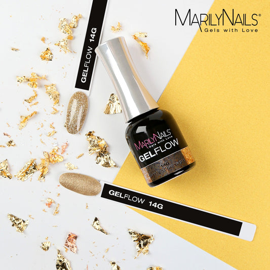 MarilyNails GelFlow - 14g Bubbling champagne