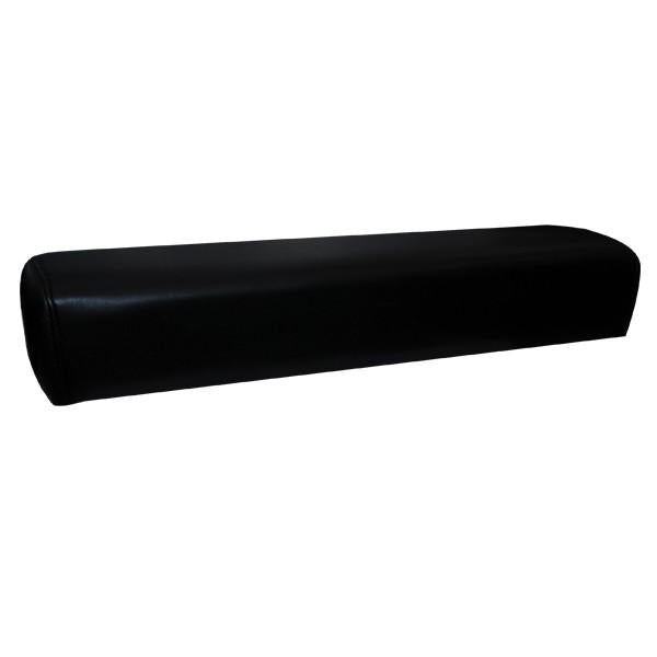 Black leather hand rest
