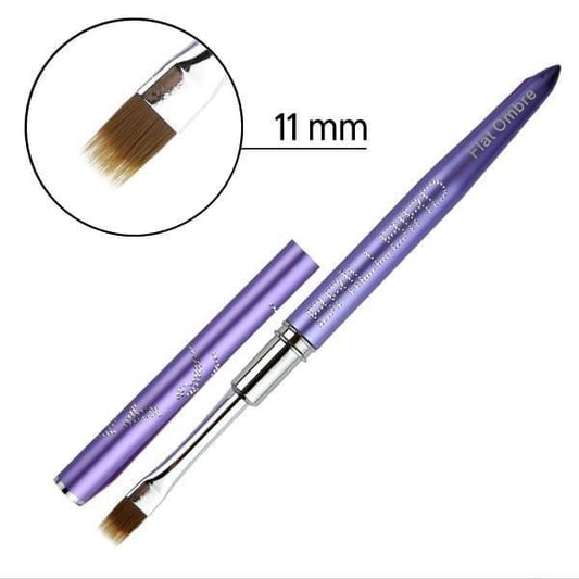 Ombré brush flat
